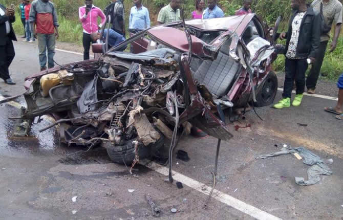 Accident sur la route YaoundÃ© Douala