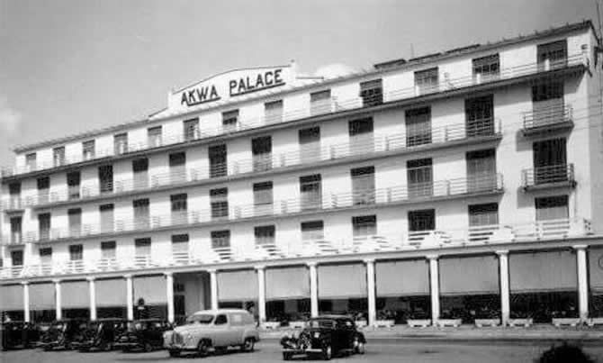 HÃ´tel Akwa Palace en 1950