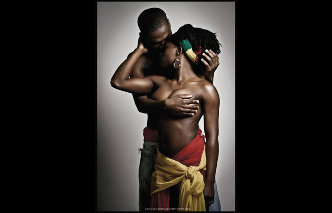 Beautiful black couple series