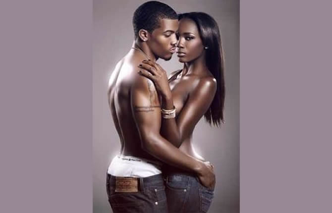 Beautiful black couple series