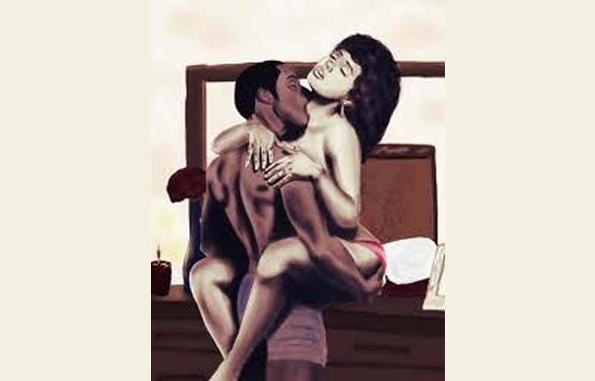 Beautiful black couple series