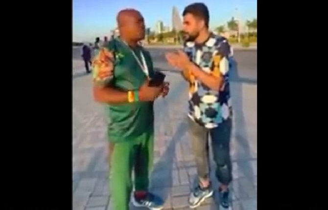 Voici le cameraman algÃ©rien Â«bottÃ©Â» par Samuel Eto'o