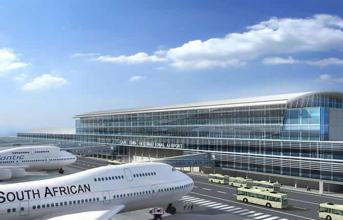 The most beautiful airports in africa series : number 8 Cape Town International Airport (South Africa)
