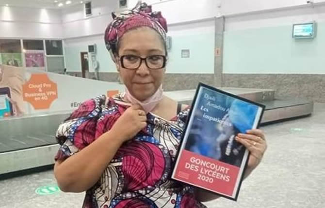 Le retour triomphale de Djaili Amadou Amal, laurÃ©ate du  Prix Goncourt des LycÃ©ens 2020