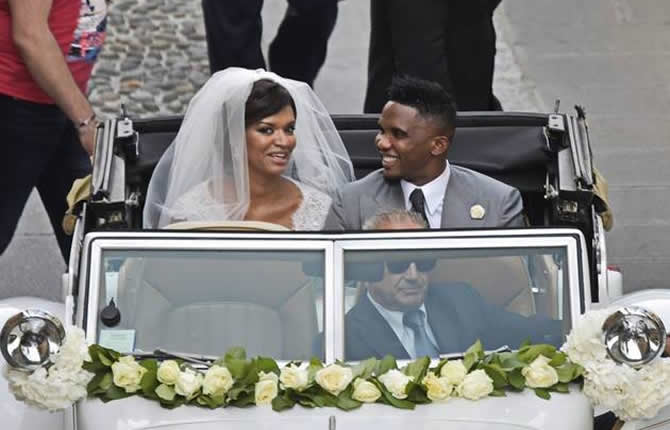 Samuel Eto'o et Georgette Tra Lou se marient Ã  l'Ã©glise