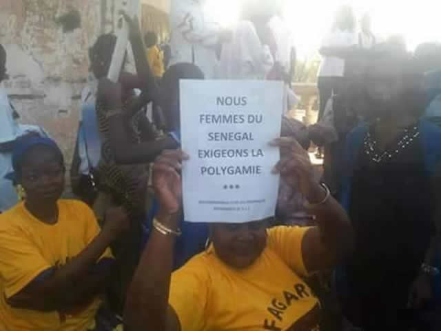 Les femmes sÃ©nÃ©galaises exigent la polygamie