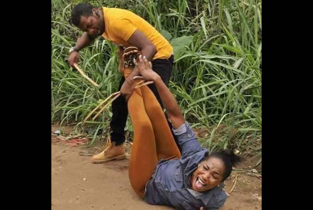 Traitement dÃ©gradant sur une femme