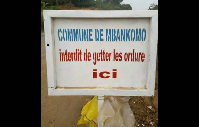 Interdit de faire quoi ici ?