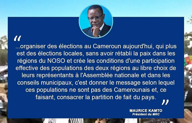 Le MRC n'ira pas aux Ã©lections