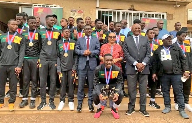 Les Lions Indomptables U20 vainqueur de la mÃ©daille d'or des jeux de la francophonie 2023 Ã  la FECAFOOT
