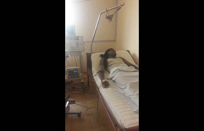 L'artiste Maahlox Levibeur couchÃ© aux urgences