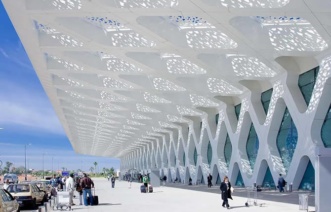 The most beautiful airports in africa series : number  2 Marrakesh Menara Airport (Morocco)