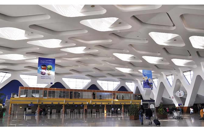 The most beautiful airports in africa series : number  2 Marrakesh Menara Airport (Morocco)