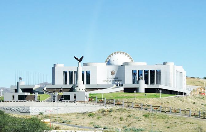 The most beautiful presidential palace series : number 4 State House of Namibia (Windhoek, Namibia)