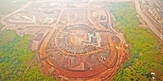 CAN 2019: le complexe dâ€™Olembe sort de terre