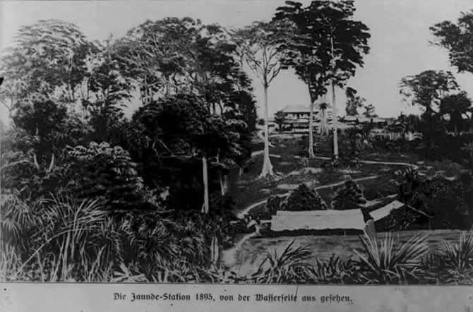 Une vue de YaoundÃ© en 1895
