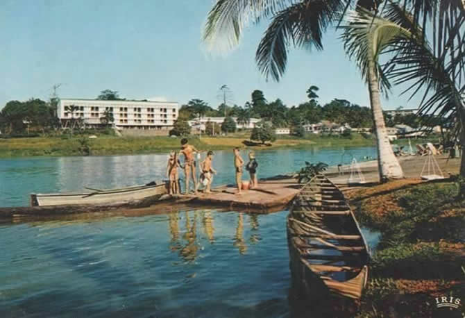 Lac municipal de YaoundÃ© en 1966