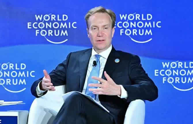 Davos secoué par l'onde de choc Epstein : Børge Brende quitte la t'te du Forum économique mondial