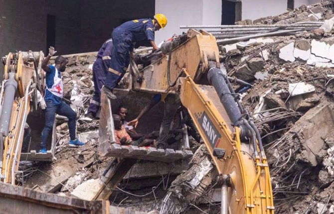 Drame à Johannesburg : Le chantier du cauchemar s'effondre, au moins huit ouvriers tués