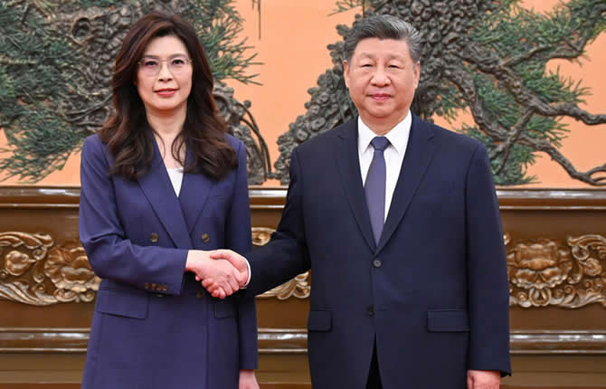 Xi Jinping reçoit la cheffe du Kuomintang à Pékin : vers un tournant historique pour la paix entre la Chine et Taïwan ?