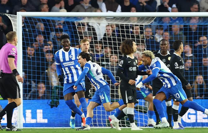 Baleba humilie Chelsea : Brighton inflige un cinglant 3-0 et relance la course à l’Europe