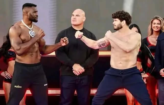 Francis Ngannou en mode destruction : « S’il survit jusqu’aux derniers rounds, chapeau à Philippe Lins »