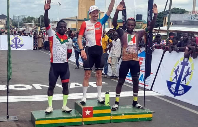 Tour du Togo 2026 : le Cameroun frappe fort, Rodrigue Kuéré Nounawé déjà à 4 secondes du maillot jaune