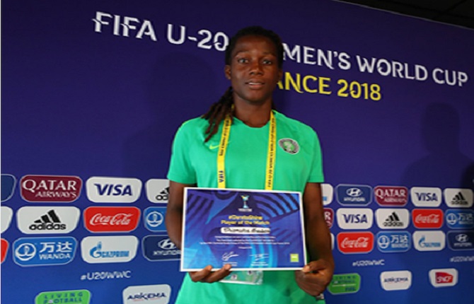 Ce que pense la gardienne nigériane Chiamaka Nnadozie de l'arbitrage face au Maroc