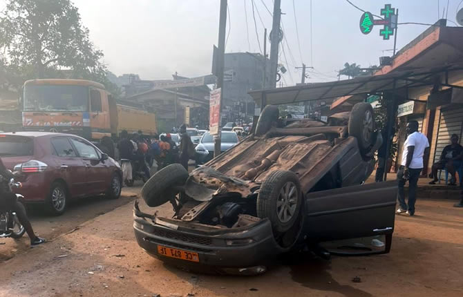Yaoundé sous le choc d’un drame routier meurtrier au quartier Nyom