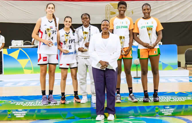 Afrobasket U16 f?minin 2025 : Palmar?s complet, la camerounaise Shanice Mbahia dans la prestigieuse All-Tournament Team