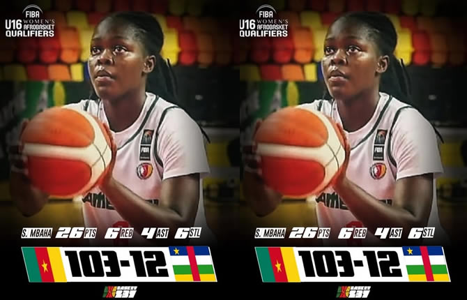 Afrobasket U16 (F) ? ?liminatoires : Le Cameroun frappe très fort d'entrée face ? la Centrafrique 103 - 12 !