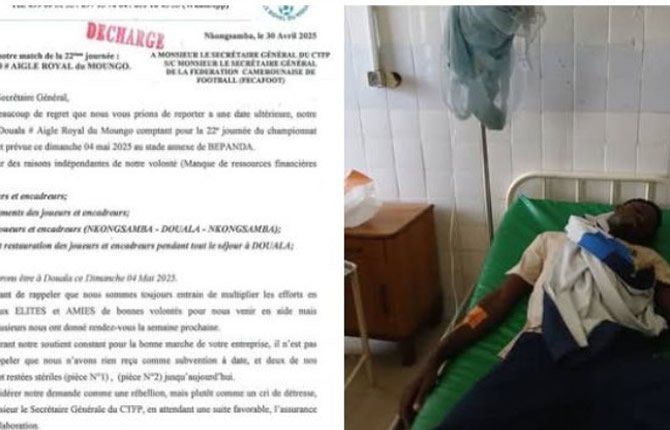 Aigle Royal du Moungo : Hors de la zone rouge au classement, mais plongé dans la d?tresse financière