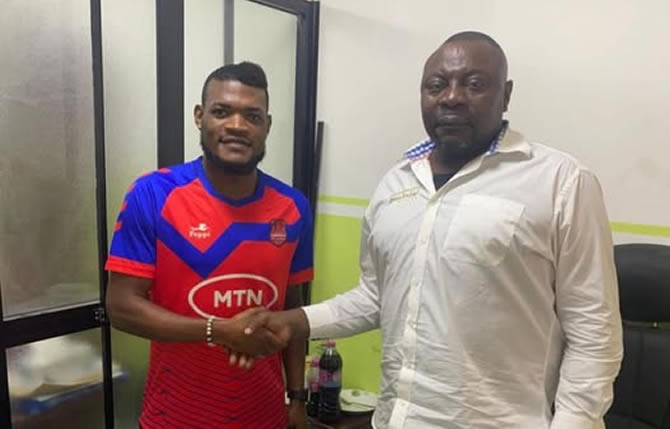 Le défenseur Simeon Alonso BITCHOKA signe avec Bamboutos FC de Mbouda