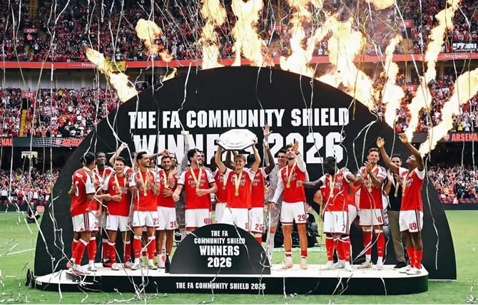 Arsenal écrase City 3-0 : le Community Shield déjà dans la poche des Gunners