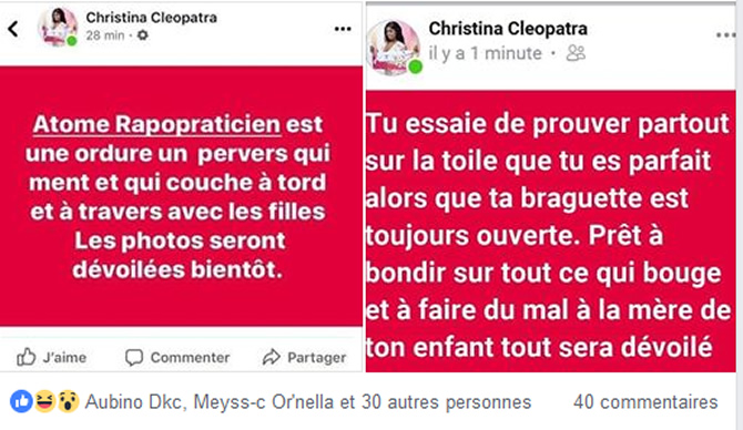 Actu People: Les nudes d'Atome bientôt publiées.