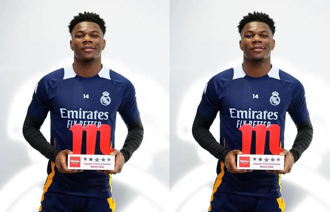 Tchouam?ni, l'Incontournable : Le Camerounais du Real Madrid ?lu Joueur du Mois pour la 2âme Fois !