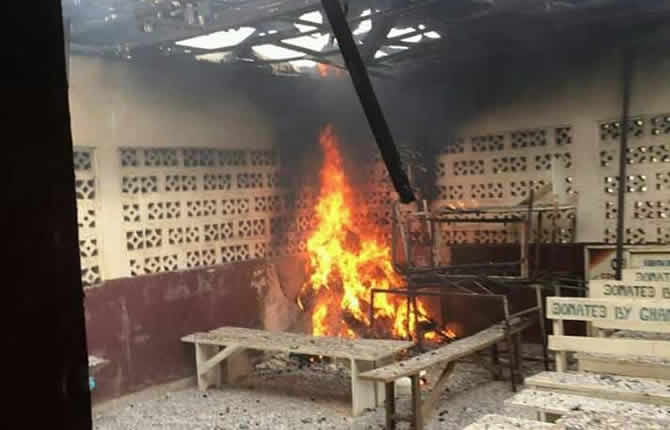Incendie Centre de Santé de Tole, Buéa