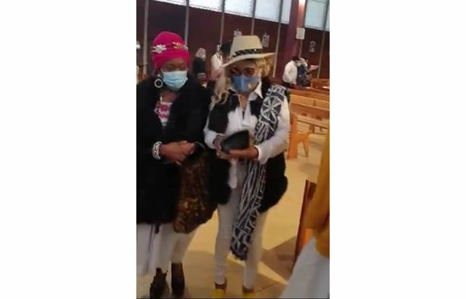 La Brigade Anti Sardinard - BAS «chasse» le ministre Celestine Ketcha Courtes d'une église en France