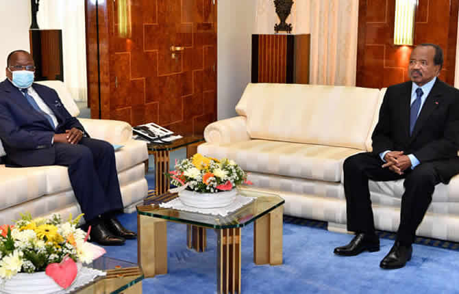 Paul Biya reçoit le le Représentant Spécial du Secrétaire Général de l?ONU