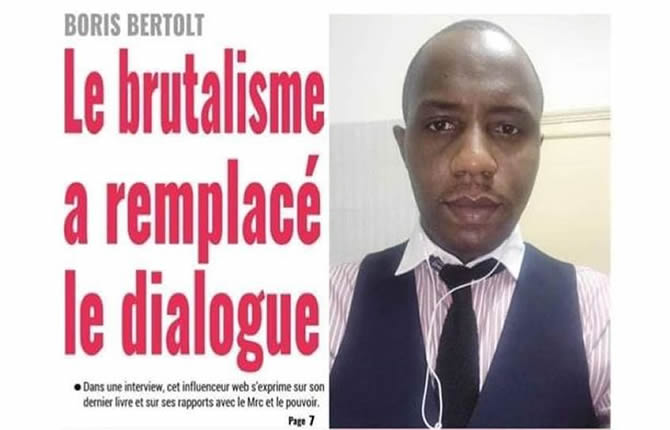 Le lanceur d'alerte Boris Bertolt répond à Oswald Baboke, le directeur adjoint du cabinet civil de la Présidence de la République