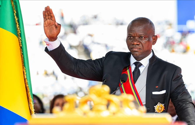 Gabon : Brice Oligui Nguema officiellement investi président de la R?publique