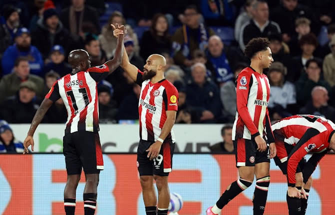Bryan Mbeumo et Brentford corrige Leicester en Premier League