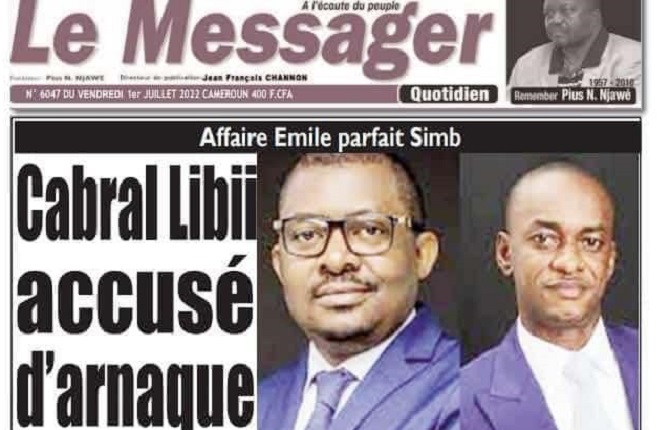 Affaire Liyeplimal: Hon Nintcheu demande au MINJUSTICE ce qu'il pense des camerounais inculpés aux États-Unis