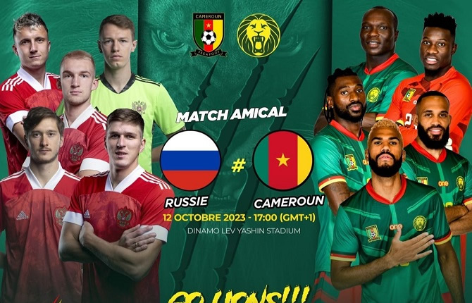 Vers un nouveau match amical entre la Russie et le Cameroun ? Douala