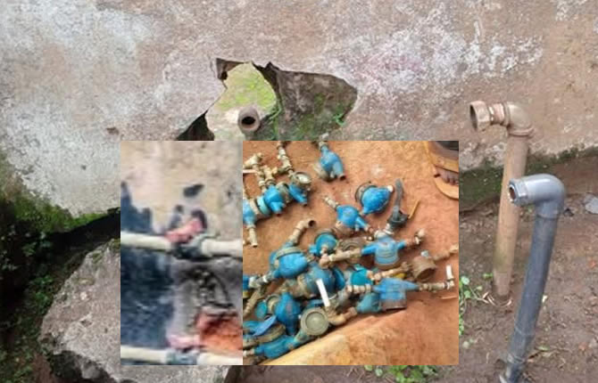 Douala : une vague de vols de compteurs CAMWATER inquiète les habitants, le bronze au cœur d’un trafic lucratif