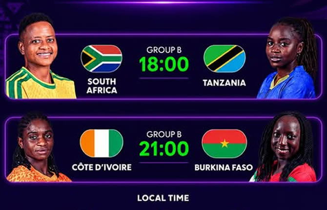 CAN Féminine 2026 : l’Afrique du Sud entre en scène, un derby explosif Côte d’Ivoire – Burkina Faso au programme