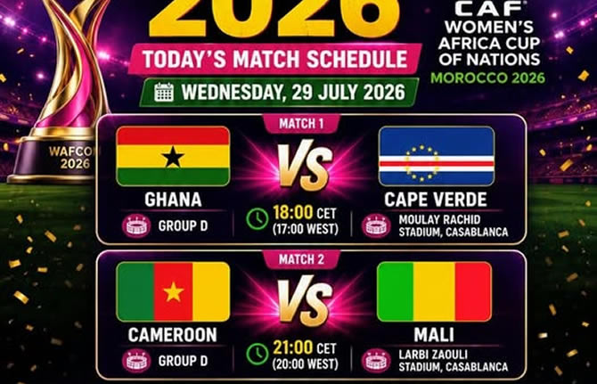 CAN Féminine 2026 : les Lionnes Indomptables lancent leur campagne, le programme complet de ce mercredi