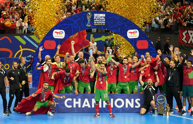 CAN Futsal 2026 : le Maroc écrase l’Angola (5-2) et s’offre un quatrième sacre africain