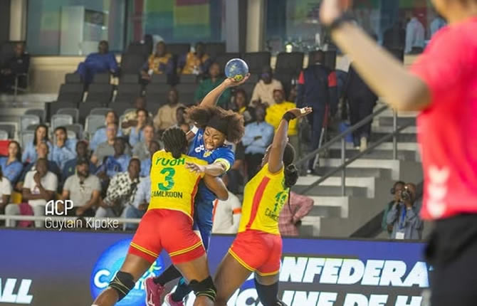 Les Lionnes Indomptables du Handball enchaine avec une 2e victoire à la Can 2024