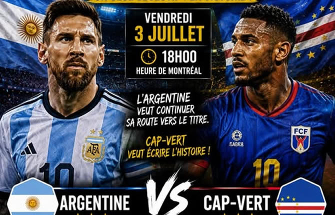 Coupe du Monde 2026 : Messi retrouve le Cap-Vert, les Requins Bleus peuvent-ils faire tomber le champion du monde ?